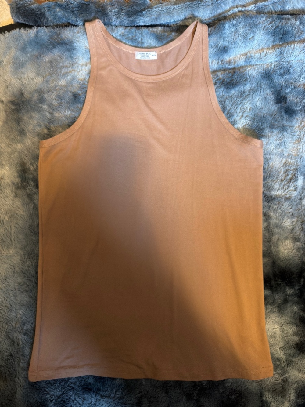 Ardene Basic High Neck Tank Top | Taupe | Size XL